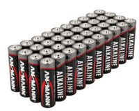 ANSMANN Batterien AAA 100 Stück, Alkaline Micro Batterie, für Lichterkette uvm.