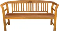 vidaXL Gartenbank 157 cm Massivholz Akazie