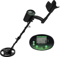 professioneller Metalldetektor für Erwachsene Kinder, 8 Zoll wasserdichte Suchspule, Hohe Genauigkeit Empfindlichkeit, Metall-Golddetektor mit LCD-Display, Ganzmetall- und Scheibenmodus