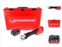 Rothenberger ROMAX 4000 Akku Pressmaschine 18 V elektrohydraulisch + 1x Akku 10,0 Ah CAS + Koffer - ohne Ladegerät