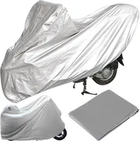 Motorrad Abdeckplane XXL Outdoor Abdeckung Motorradabdeckung Rollerabdeckung Mottoradplane Wasserdicht Motorradgarage Motorrad-Garage Roller Retoo