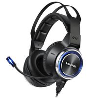 Lenovo HS25 Gaming-Kopfhörer mit 360°-Mikrofon, LED Licht und 7.1 Surround Sound