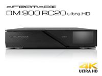 Dreambox DM900 RC20 UHD 4K 1x DVB-S2X FBC MS Twin Tuner E2 Linux PVR ready Receiver, 1TB HDD,