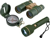 zestaw odkrywcy Scout junior zielony 3-częściowy