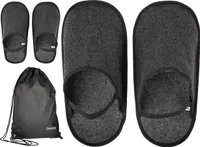ONVAYA® Handwerkerpantoffeln | Filzpantoffeln Set mit 2 Größen: XL & XXL | Museumspantoffeln | Schlosspantoffeln | Überschuhe aus Filz | hochwertige Gästepantoffeln | inklusive Tragebeutel