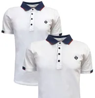 Herren Poloshirt Sport-T-Shirt mit Kragen Baumwolle T-Shirt Polo L