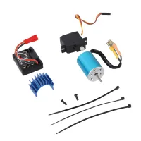 Bezszczotkowy ESC, bezszczotkowy silnik samochodowy RC, bezszczotkowy silnik serwo RC, bezszczotkowy zestaw ESC silnika RC, radiator silnika serwo RC, akcesoria samochodowe RC