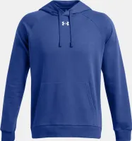 UNDER ARMOUR UA RIVAL FLEECE HOODIE Tech Blue / White L
