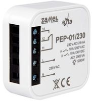 Zápustné elektromagnetické relé 10A 230V AC PEP-01/230 Exta Zamel