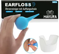 EARFLOSS sada na zavlažovanie uší ušná striekačka čistič uší odstraňovač ušného mazu ucho