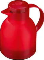 emsa Isolierkanne SAMBA 1 Liter Quick Press, Farbe transluzentes Kirschrot