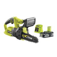 RYOBI akumulátorová reťazová píla RY18CS20A-125 18V 2,5Ah, dĺžka pílového kotúča 20cm, motorová reťazová píla, motorová píla, akumulátorová píla