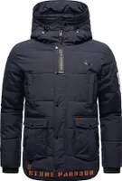Stone Harbour Herren warme Winterjacke Steppjacke Parka Outdoor Mantel Admaroo Navy Gr. 46 -S