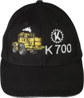 Baseballcap mit Einstickung - K 700 - 68540 - schwarz