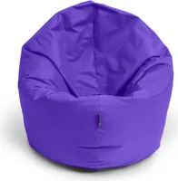 Sitzsack mit füllung 2 in 1 Sitzkissen Bean Bag Outdoor Indoor Wasserfest | Lila 70cm