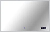 Zrkadlo do kúpeľne s osvetlením Smart LED 65x100 cm s vypínačom a podložkou proti zahmlievaniu