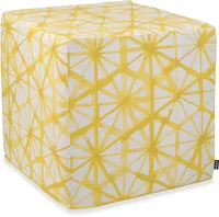 H.O.C.K. Kami Outdoor Hocker eckig 45x45x45cm gelb col. 06 malle