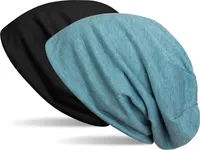 styleBREAKER Beanie Wendemütze in Unifarben, Slouch Mütze, leicht und weich, Longbeanie, Uni 04024115