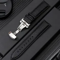 Lederarmband passend für Moonswatch - Armband passend für die Moonswatch Serie 20mm - Auch passend für Omega Speedmaster Modelle
