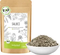Salbei 250 g I getrocknet und geschnitten | Salbeitee gerebelt 100% natürlich | bioKontor