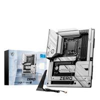 Płyta MSI Z790 Project Zero, BTF, Intel, 1700, Z790,4ddr5 Udimm, 256 GB, HDMI+DP, 6SATA3/6G+4M,2,9USB3,2,2,2,5GB+WiFI7+BT5,4, ATX