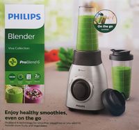 Philips Viva Collection HR3551/00 Standmixer Smoothie-Maker, 700W, Silber