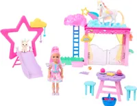 Mattel - Barbie A Touch Of Magic Chelsea Doll Playset mit Baby Pegasus