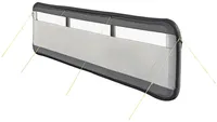 nadmuchiwany parawan 480 x 140 cm jasnoszary/czarny