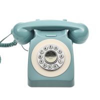 Retro Festnetztelefon 80er Jahre Retro Stil Unterstuetzung Ring Lautstaerkeregler Haustelefon Büro Festnetz Tischdeko