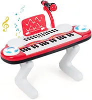 Keyboard mit Mikrofon Piano Klavier für Kinder Spielzeug Kinderpiano Stereo 