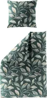 Bierbaum Biber Bettwäsche Set 4009-30 grün 155 x 220 cm Baumwolle