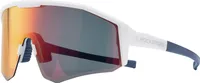 ROCKBROS Polarisierte Fahrradbrillen Damen Herren Sonnenbrille TAC+TR90, Weiß rot