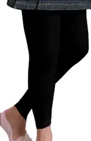2 Kinder Thermo Leggings mit flauschigem Innenfleece, Farben:Schwarz, Gr.:110/116