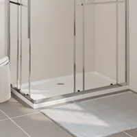 vidaXL Brodzik prysznicowy ABS prostokątny biały 70x120 cm