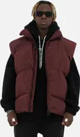 Puffer Weste Vest Übergangsweste Oversize XL Bordaeux