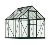 Palram - Canopia Aluminium Gewächshaus Hybrid 68 Grün 247x185x208 cm