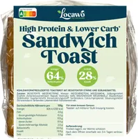 Locawo High Protein & Low Carb* Sandwich Toast | Toastbrot 400g