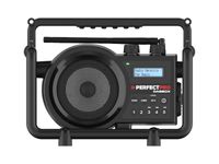 PerfectPro Baustellenradio DABBOX, DAB+, Bluetooth und UKW-Empfang, Radio mit AUX, Stoßfest, IP54, DBX3