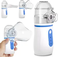 Jopassy Prenosný inhalátor Nebuliser pre deti dospelých, ultrazvukový inhalátor USB Nebulizátor Tichý pre prechladnutie respiračné ochorenia účinný