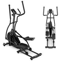 Zipro Session elektromagnetischer Crosstrainer, Ellipsentrainer für zu Hause, 32-Grad-Widerstandssystem, iConsole+ App, 6 kg Schwungmasse