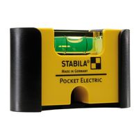 STABILA 181-15 Mini Wasserwaage Pocket Electric, gelb