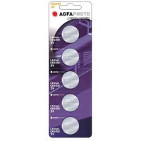 AgfaPhoto Knopfzelle CR 2450 Lithium 3 V 5 St.