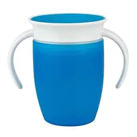 360ᵒ Trinklernbecher mit Griffen 207ml(2 X Blau)