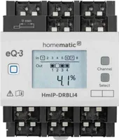 Homematic IP Jalousieaktor für Hutschienenmontage HmIP-DRBLI4, 4-fach
