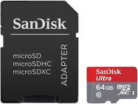 SanDisk Ultra micro SDXC 80MB/s Class 10 Speicherkarte + Adapter "Android" 64GB