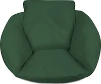 Hängesessel Kissen, Polster Bodenkissen für Schwenksessel, Auflage für Baumwoll Hängeschaukel, Hängekorb, Hängestuhl, Rückenkissen in der farbe Grün [114]