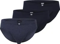 CECEBA Herren Slip blau längsgestreift 3er Pack Größe: 9