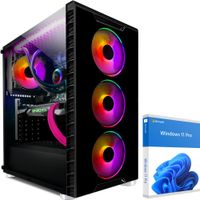 KRAFTPC High End Gaming PC Intel Core i9 13900K - Nvidia GeForce RTX4060 8GB - 1TB M.2 NVMe SSD - 2TB HDD - 32GB DDR4 - Windows11 - WLAN - Gamer PC