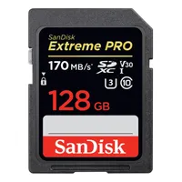 SANDISK SDXC Extreme Pro 128 GB 170 MB / s UHS-I V30 U3 C10