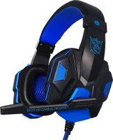 Stereo Gaming Headset Gaming-Headset Kopfhörer mit Mikrofon und Licht Over-Ear Bass Mic Kunstleder PC Laptop Xbox One PS PS4 Tablet Handy TV Retoo